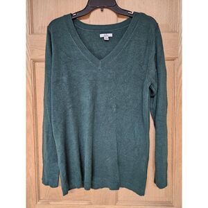 Croft and Barrow Large‎ Green Sweater